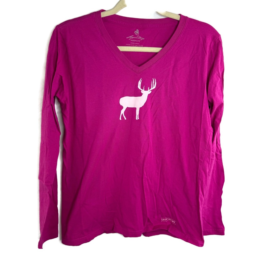 Legendary Whitetails Pink Long Sleeve Tee